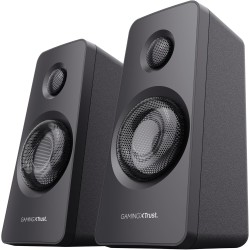 Trust Gaming GXT 629 Tytan RGB Enceinte PC Gamer 2.1 avec Caisson de Basses, 120 W, LED RGB, Télécommande sans Fil, Haut Parleur