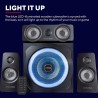 Trust Gaming GXT 658 Tytan Enceinte PC Gamer 5.1, avec Caisson de Basses pour Ordinateur (180 Watt), LED Lumineuse, Télécommande