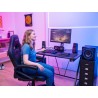 Trust Gaming GXT 658 Tytan Enceinte PC Gamer 5.1, avec Caisson de Basses pour Ordinateur (180 Watt), LED Lumineuse, Télécommande