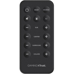 Trust Gaming GXT 658 Tytan Enceinte PC Gamer 5.1, avec Caisson de Basses pour Ordinateur (180 Watt), LED Lumineuse, Télécommande