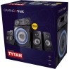 Trust Gaming GXT 658 Tytan Enceinte PC Gamer 5.1, avec Caisson de Basses pour Ordinateur (180 Watt), LED Lumineuse, Télécommande