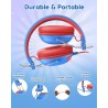 Casque Audio Enfant, Casque Filaire Enfant, Limite de Volume 74/85dB, Son Stéréo, Son Haute Définition, Fiche Jack 3,5 mm pour I