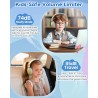 Casque Audio Enfant, Filaire Enfant, 74/85dB Limite de Volume, Son Stéréo, Son HD, Casque Pliable Over Ear pour Enfants pour éco