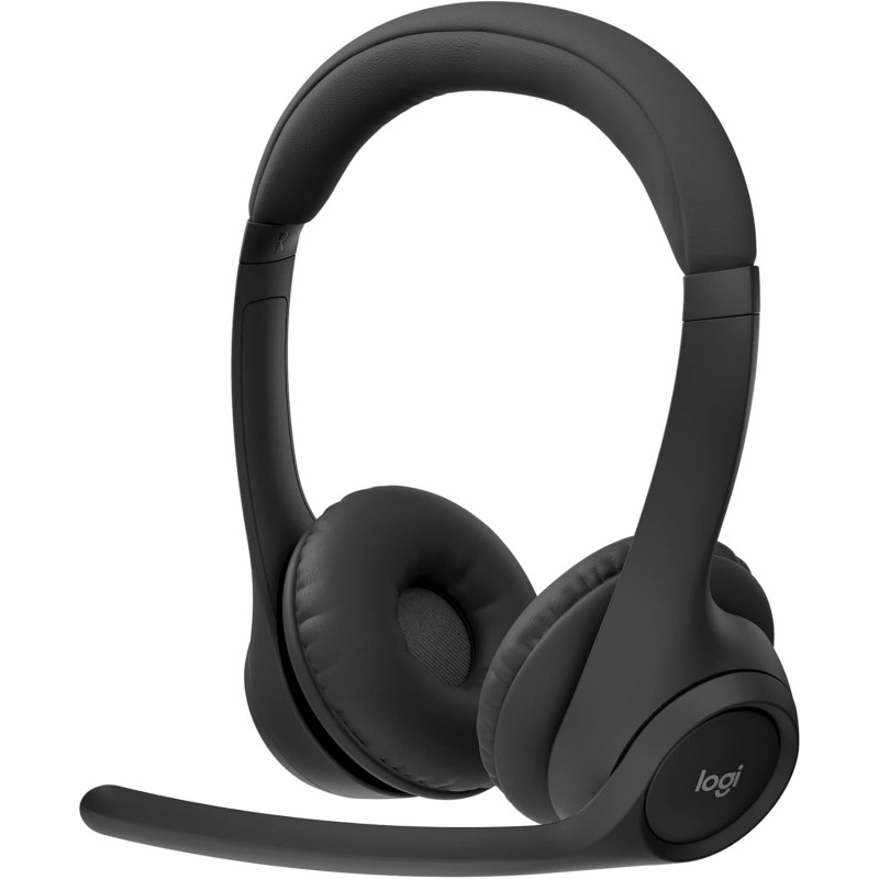 Logitech zone 300 casque bleutooth sans fil avec microphone anti-parasite, compatible avec windows, mac, chrome, linux, ios, ipa