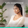 Logitech zone 300 casque bleutooth sans fil avec microphone anti-parasite, compatible avec windows, mac, chrome, linux, ios, ipa