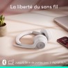 Logitech zone 300 casque bleutooth sans fil avec microphone anti-parasite, compatible avec windows, mac, chrome, linux, ios, ipa