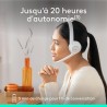 Logitech zone 300 casque bleutooth sans fil avec microphone anti-parasite, compatible avec windows, mac, chrome, linux, ios, ipa