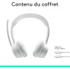 Logitech zone 300 casque bleutooth sans fil avec microphone anti-parasite, compatible avec windows, mac, chrome, linux, ios, ipa