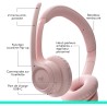 Logitech zone 300 casque bleutooth sans fil avec microphone anti-parasite, compatible avec windows, mac, chrome, linux, ios, ipa