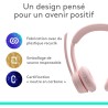 Logitech zone 300 casque bleutooth sans fil avec microphone anti-parasite, compatible avec windows, mac, chrome, linux, ios, ipa