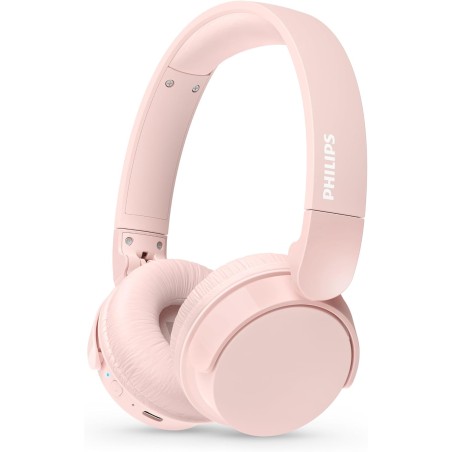 Philips tah4209pk casque sans fil supra-aural bleutooth léger, isolation phonique passive, 55 heures d’autonomie, son naturel, a