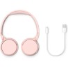 Philips tah4209pk casque sans fil supra-aural bleutooth léger, isolation phonique passive, 55 heures d’autonomie, son naturel, a