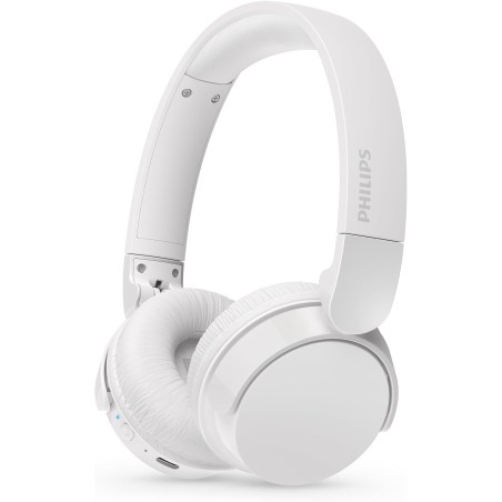 Philips tah4209wh casque sans fil supra-aural bleutooth léger, isolation phonique passive, 55 heures d’autonomie, son naturel, a