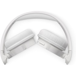 Philips tah4209wh casque sans fil supra-aural bleutooth léger, isolation phonique passive, 55 heures d’autonomie, son naturel, a