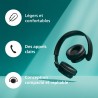 Philips tah4209wh casque sans fil supra-aural bleutooth léger, isolation phonique passive, 55 heures d’autonomie, son naturel, a