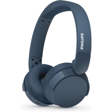 Philips tah4209bl casque sans fil supra-aural bleutooth léger, isolation phonique passive, 55 heures d’autonomie, son naturel, a