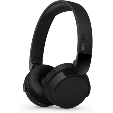 Philips tah4209bk casque sans fil supra-aural bleutooth léger, isolation phonique passive, 55 heures d’autonomie, son naturel, a