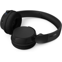 Philips tah4209bk casque sans fil supra-aural bleutooth léger, isolation phonique passive, 55 heures d’autonomie, son naturel, a
