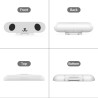ZETIY Haut-Parleur USB, Enceinte PC pour Moniteur Portable, Mini Barre de Son avec Clipser pour Ordinateur Portable, Ordinateur 
