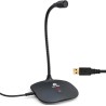 KLIM Talk - Microphone USB PC et Mac - Compatible avec Tout Ordinateur - Micro de Bureau Professionnel - Audio Haute Définition 