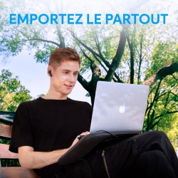 KLIM Talk - Microphone USB PC et Mac - Compatible avec Tout Ordinateur - Micro de Bureau Professionnel - Audio Haute Définition 