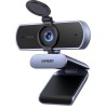 Uvert webcam 2k 30fps caméra usb pc deux micro mise au point fixe angle réglable correction lumière plug play windows macos linu