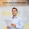 OBSBOT Meet 1080P 60FPS Webcam, Full HD avec Autofocus Et Cadrage AI, Remplacement D’Arrière-Plan, HDR, FOV Réglable, Webcam pou