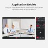 OBSBOT Meet 1080P 60FPS Webcam, Full HD avec Autofocus Et Cadrage AI, Remplacement D’Arrière-Plan, HDR, FOV Réglable, Webcam pou