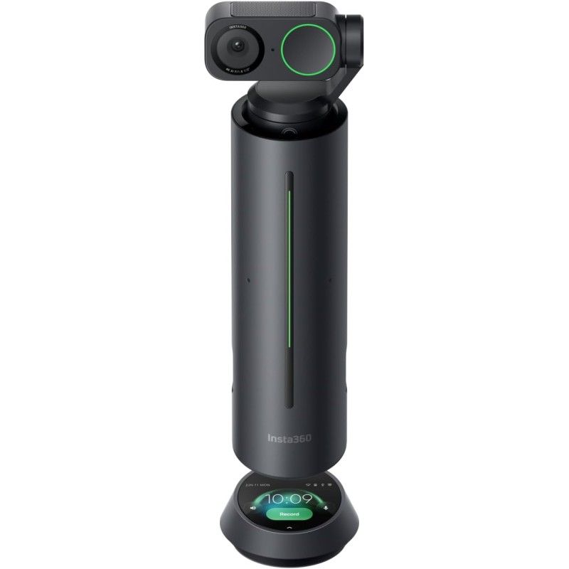 Insta360 wave – haut-parleur ia, bleutooth, enregistreur vocal, 8 micros réduction du bruit, beamforming, transcription et résum