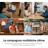 Insta360 wave – haut-parleur ia, bleutooth, enregistreur vocal, 8 micros réduction du bruit, beamforming, transcription et résum