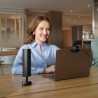 Insta360 wave – haut-parleur ia, bleutooth, enregistreur vocal, 8 micros réduction du bruit, beamforming, transcription et résum