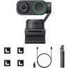Insta360 Link 2 Kit tripode- Webcam 4K pour PC/Mac, capteur 1/2", Suivi par l'IA, HDR, Micro à réduction de Bruit, contrôle gest