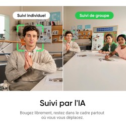 Insta360 Link 2 Kit tripode- Webcam 4K pour PC/Mac, capteur 1/2", Suivi par l'IA, HDR, Micro à réduction de Bruit, contrôle gest