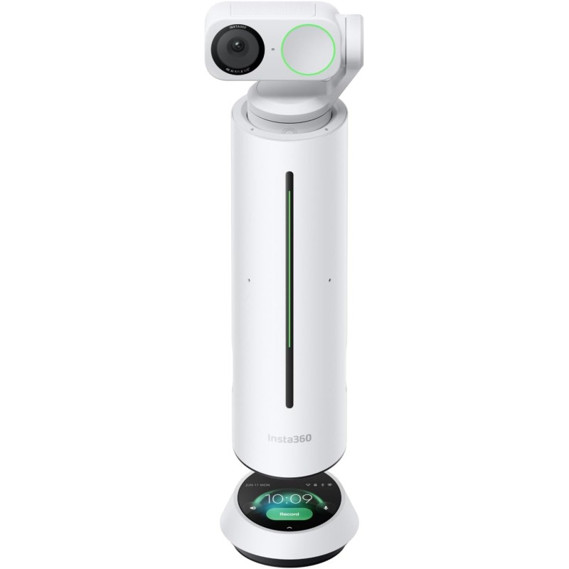 Insta360 wave – haut-parleur ia, bleutooth, enregistreur vocal, 8 micros réduction du bruit, beamforming, transcription et résum