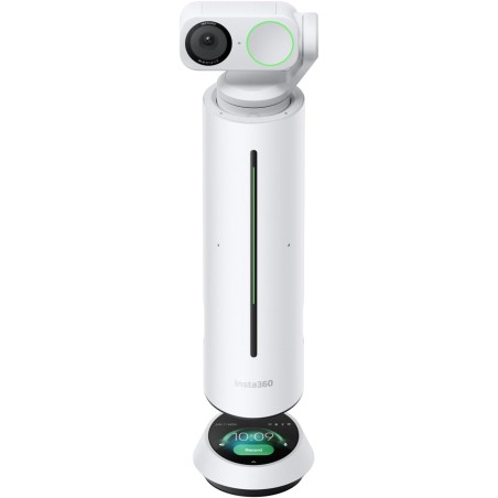Insta360 wave – haut-parleur ia, bleutooth, enregistreur vocal, 8 micros réduction du bruit, beamforming, transcription et résum