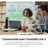Insta360 wave – haut-parleur ia, bleutooth, enregistreur vocal, 8 micros réduction du bruit, beamforming, transcription et résum