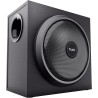 Trust Yuri Système d'Enceintes PC 2.1 avec Caisson de Basses en Bois (Puissance de Crête de 120 W, Commande de Volume Filaire av