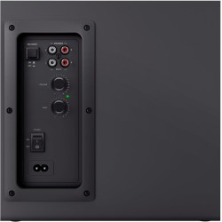 Trust Yuri Système d'Enceintes PC 2.1 avec Caisson de Basses en Bois (Puissance de Crête de 120 W, Commande de Volume Filaire av