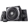 Trust Tytan Enceinte PC 2.1 avec Caisson de Basses, 120 W, Gestion Intelligente de l’Alimentation, Contrôle du Volume Filaire, S