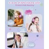 Casque Audio Enfant, 74/85/94dB Volume Sécurisé Casque Filaire Enfant, Son Stéréo, Pliable, 3.5 mm Jack Over Ear Casque pour Enf