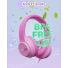 Casque Audio Enfant, 74/85/94dB Volume Sécurisé Casque Filaire Enfant, Son Stéréo, Pliable, 3.5 mm Jack Over Ear Casque pour Enf