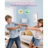 Casque Audio Enfant, 74/85/94dB Volume Sécurisé Casque Filaire Enfant, Son Stéréo, Pliable, 3.5 mm Jack Over Ear Casque pour Enf