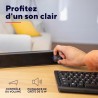 Trust Arys Enceinte PC, 12 Watt, Barre de Son PC, Alimentation USB, Jack 3,5 mm, Haut Parleur pour Ordinateur Portable, Tablette