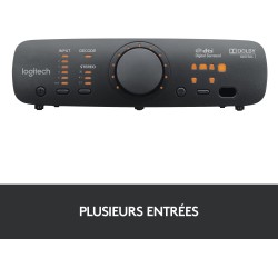 Logitech Z906 Système de Haut-Parleurs avec Son Surround 5.1, Certifié THX, Dolby & DTS, 1000 Watts en Puissance, Multi-Disposit