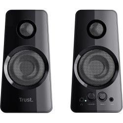 Trust Tytan Enceinte PC 2.0 pour Ordinateur, 36 Watt, Jack 3.5 mm, Alimentation USB, Speaker avec Connexion Line-in pour Tablett