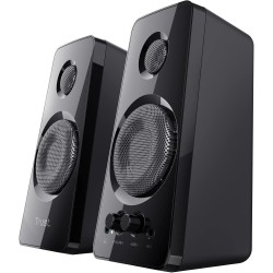 Trust Tytan Enceinte PC 2.0 pour Ordinateur, 36 Watt, Jack 3.5 mm, Alimentation USB, Speaker avec Connexion Line-in pour Tablett