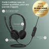 Jabra Evolve 10, Casque d'écoute de Bureau, Microphone à réduction de Bruit, Conception compacte et légère, Bras pivotant à 270 