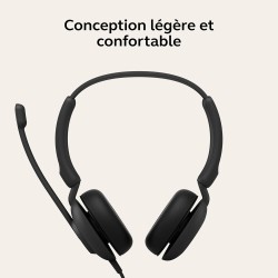 Jabra Evolve 10, Casque d'écoute de Bureau, Microphone à réduction de Bruit, Conception compacte et légère, Bras pivotant à 270 