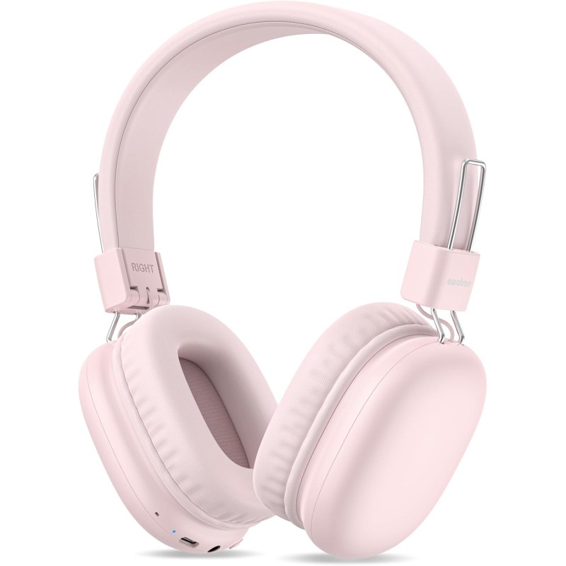 Casque bleutooth sans fil enfant, casque audio enfant avec jack, casque bleutooth 5.4 pliable, volume limité 85/94db, 50 heures 