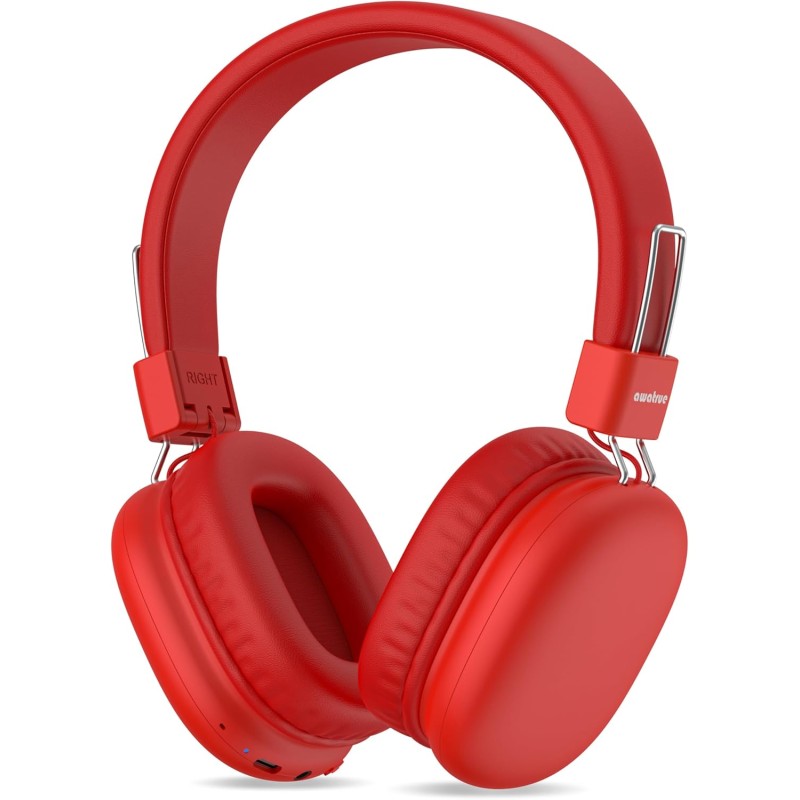 Casque bleutooth sans fil enfant, casque audio enfant avec jack, casque bleutooth 5.4 pliable, volume limité 85/94db, 50 heures 